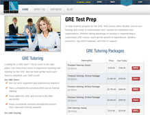 Tablet Screenshot of gre.bellcurves.com